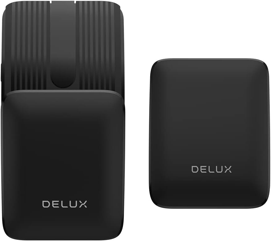 DeLUX Pocket Slim Mouse: 2-in-1 Touch Control & Presenter