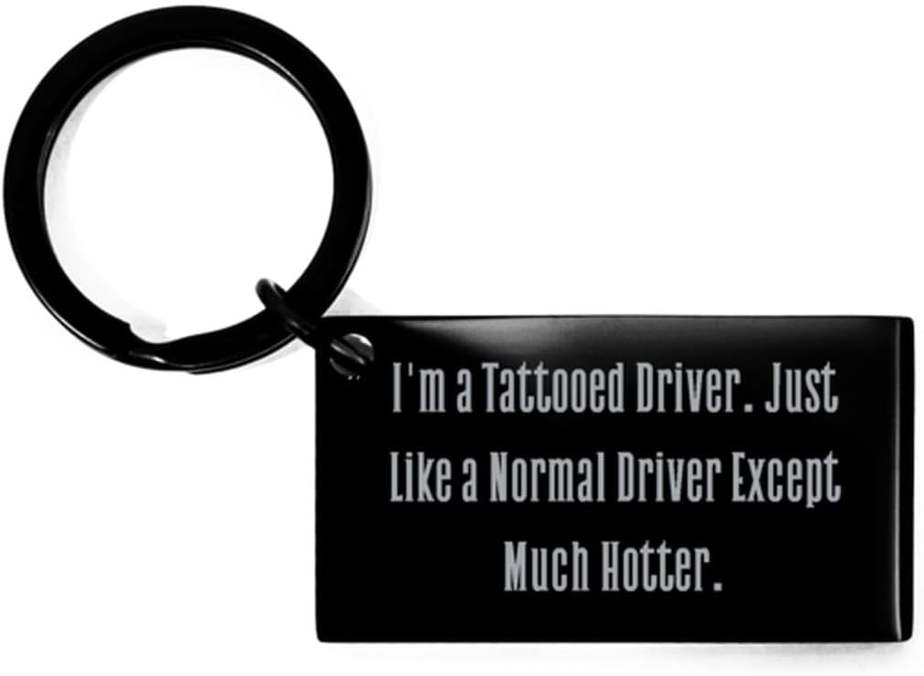 Unique Driver's Gift Set - Birthday Keychain & More