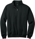 Joe's USA Mens 1/4-Zip Cadet Collar Sweatshirt - Warm, Smooth Print
