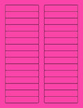 Neon High Light Fluorescent Labels 8-1/2 x 11 in - Pack of 3000