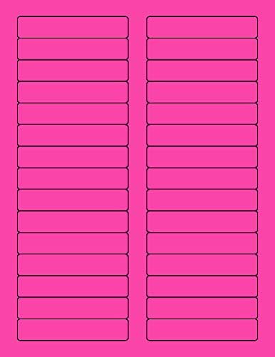 Neon Color High Light Fluorescent Labels for Laser & Inkjet
