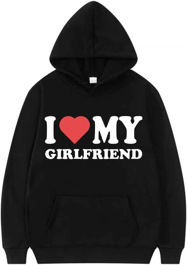 I Love My Girlfriend Valentine's Day Hoodie