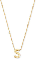 Kendra Scott Letter Pendant Necklace A-Z - Gold Letter S