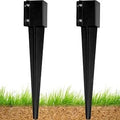 Heavy Duty Metal Fence Post Anchor 4ft'x4ft' for Stability