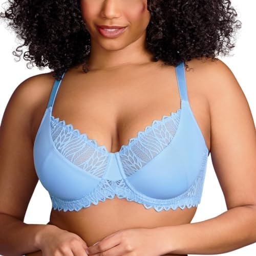 HSIA Minimizer Bra for Women - Full Coverage Unlined Comfort