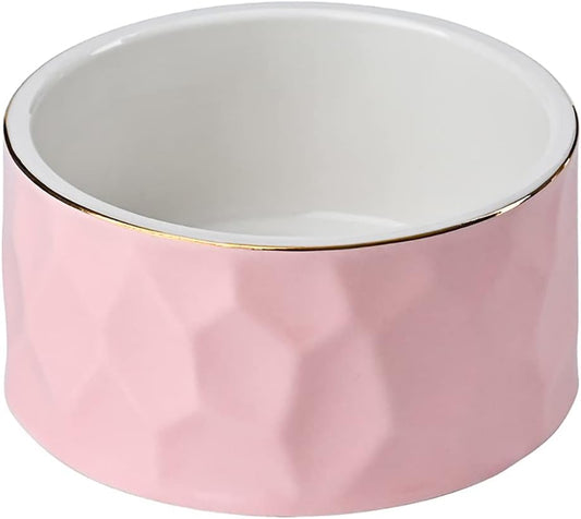 Ceramic Pink Paper Clip Holder - Organize in Style!