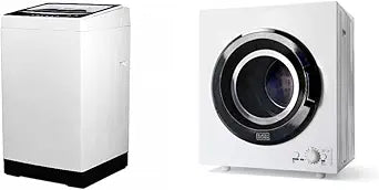 Compact Washer and Dryer Bundle for Small Spaces by BLACK+DECKER