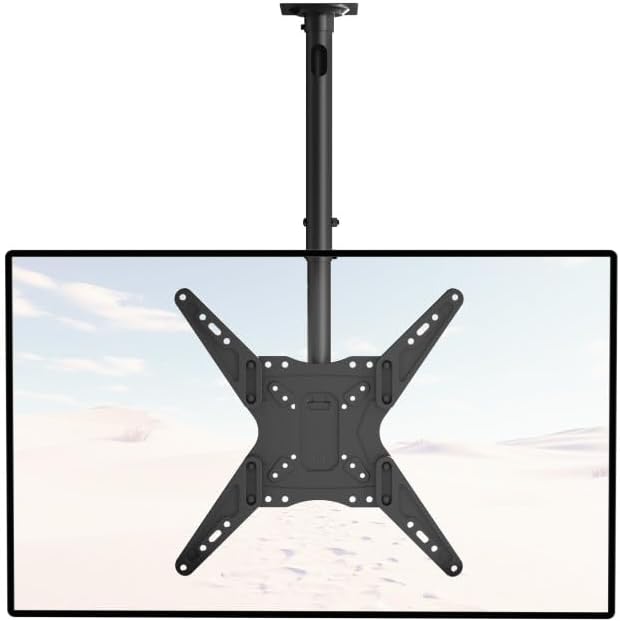 WALI Ceiling TV Mount - Securely Mount 23-65 inch TVs up to 110 lbs!
