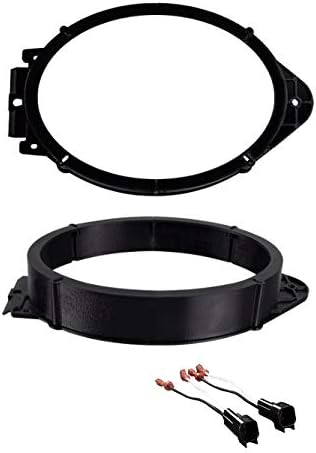 ASC Audio 6x9 Front Car Speaker Install Adapter Bracket Plates
