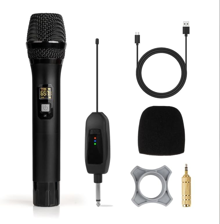 200ft Range Wireless Handheld Mic Set for Ultimate Performance