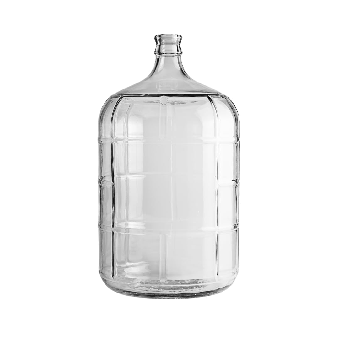 3 Gallon Clear Glass Carboy for Home Brewing and Winemaking