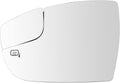 TRQ Driver Side Heated Mirror Glass Compatible with 2012-2018 Ford