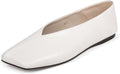 Women's Square Toe Flats - Ballet Inspired Comfortable Dress Shoes