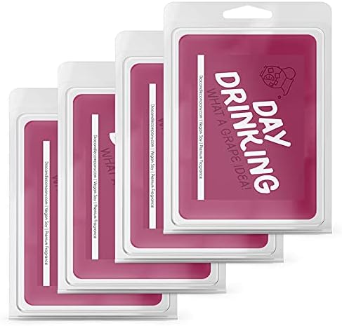 Day Drinking Wine Wax Melts 4 Pack with Sangria Raspberry Fizz