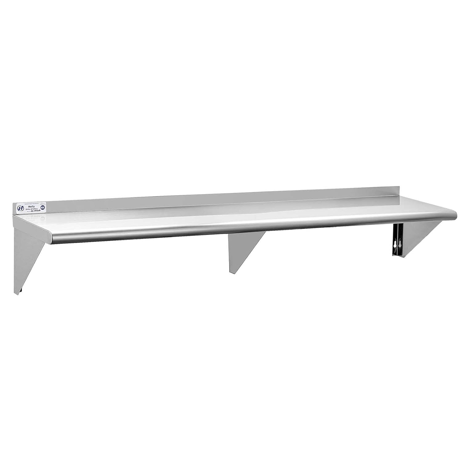 Hally Stainless Steel Shelf 14 x 72 Inches for Heavy-Duty Use