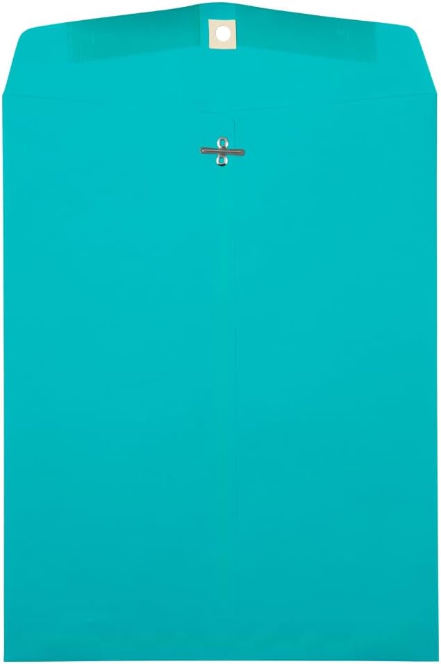 JAM Paper Sea Blue 10 x 13 Open End Catalog Envelopes Bulk 500