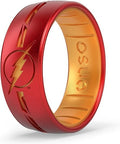 Etched Silicone Ring for Men - DC Comics Collection