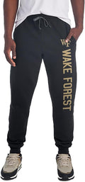 Jogger Sweatpants Unisex Black with Pockets - Wake Forest
