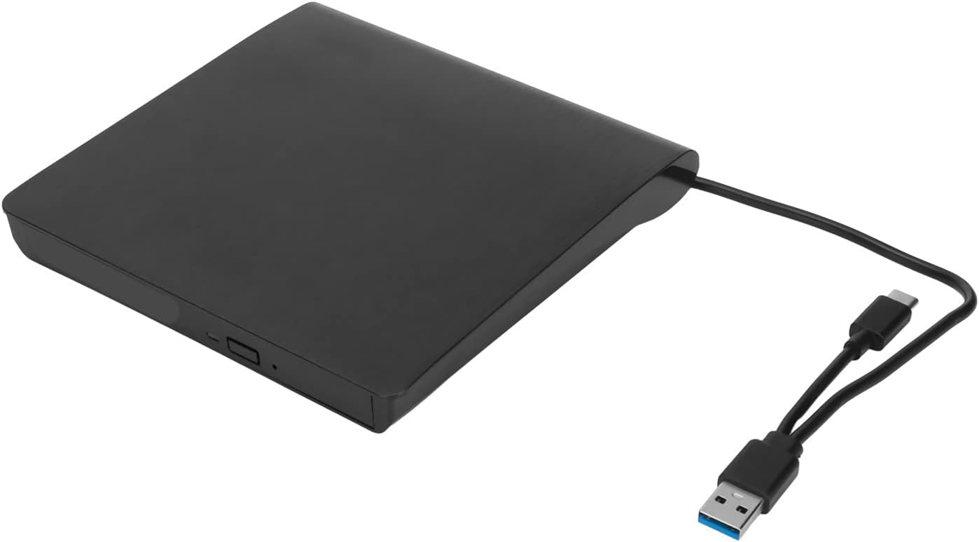 Hilitand Portable USB CD Drive - Fast 5Gbps Transfer