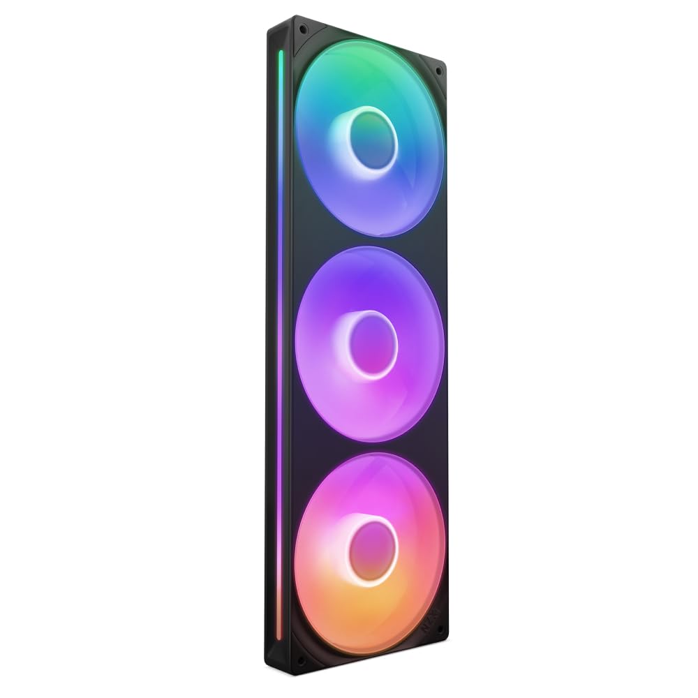 NZXT F360 RGB Core 360mm Fan Unit with 3 RGB Fans for PC