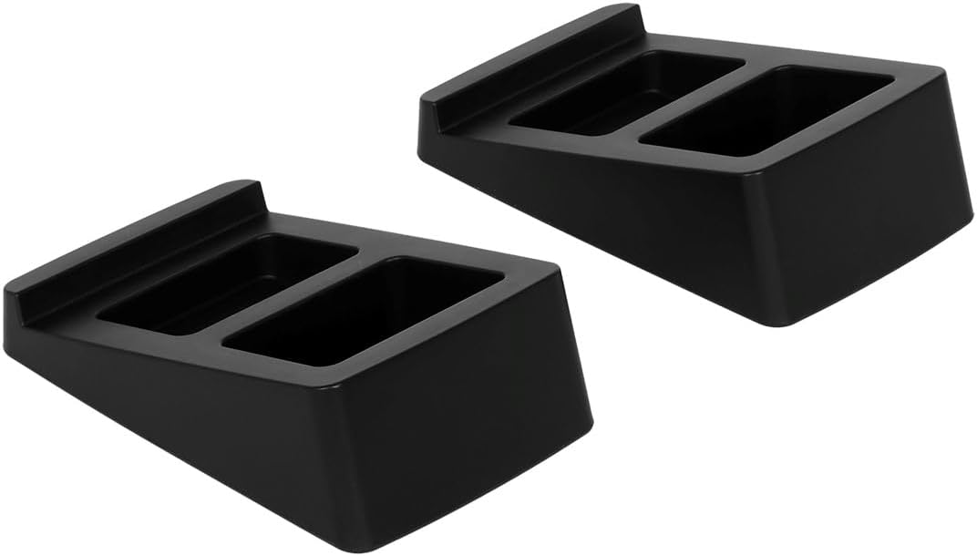 Monoprice Tilted Speaker Stands - Anti-Vibration, 15 Tilt
