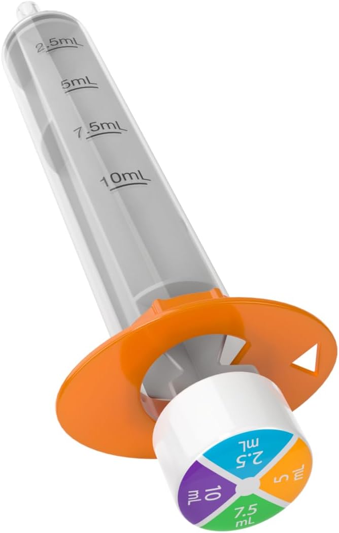 EZY DOSE Kids Oral Syringe, True Easy Design, 10mL, BPA-Free