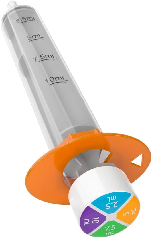 EZY DOSE Kids Oral Syringe, True Easy Design, 10mL, BPA-Free