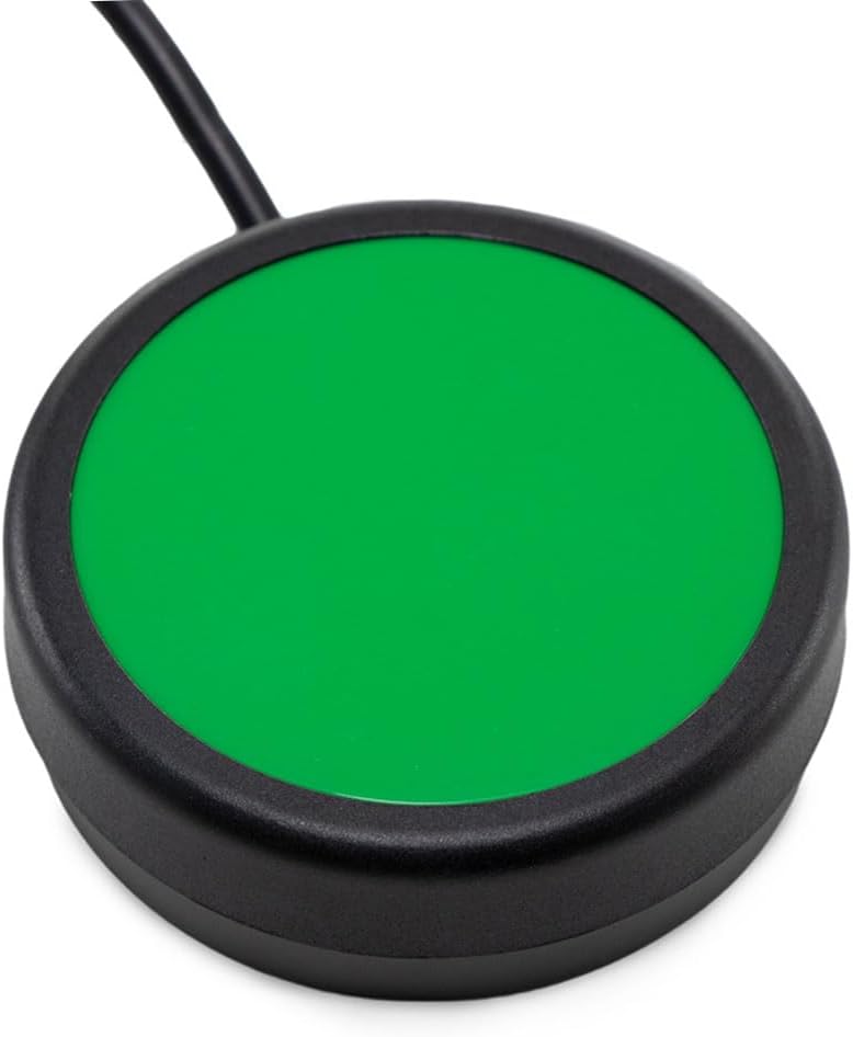 One Button Switch Wired to 3.5mm Plug with 12ft Cord