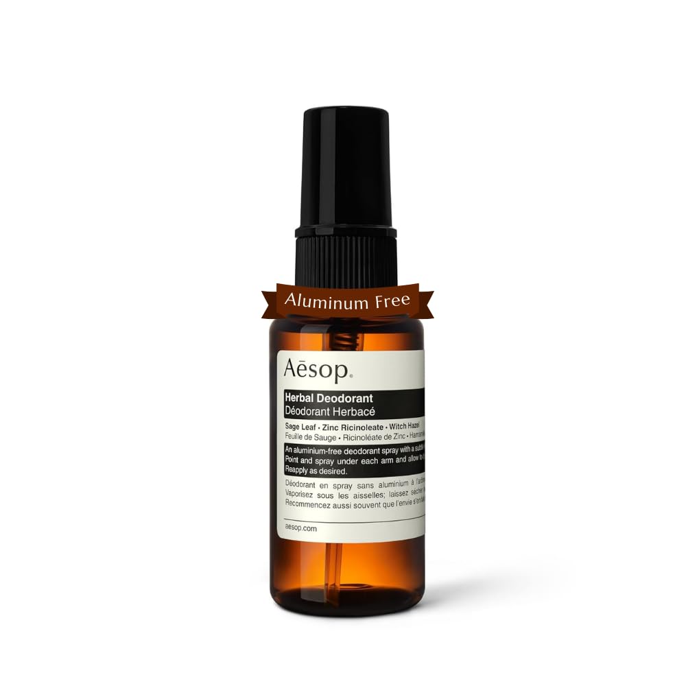 Aesop Herbal Deodorant Spray for Fresh Odor Control 1.7 oz