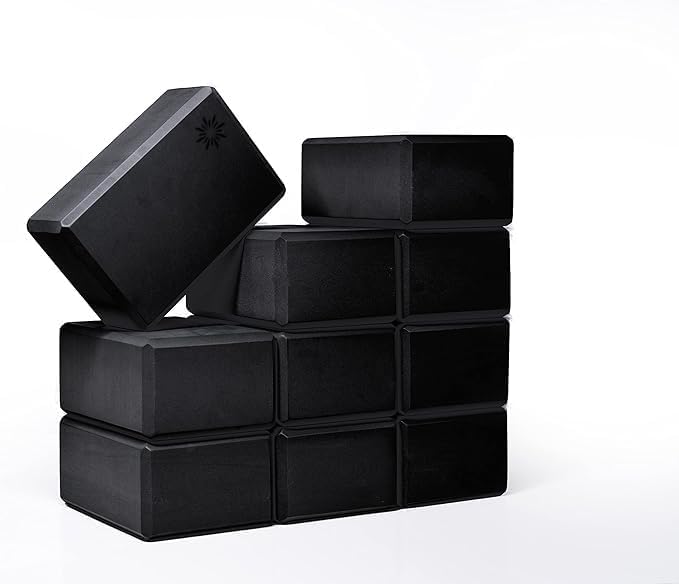 4in Yoga Block Set of 10 for Enhanced Support and Stability
