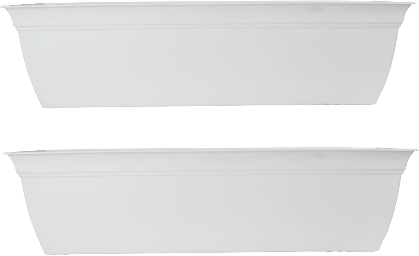 Eclipse Window Planter Box - Long Plastic Planters for Herbs