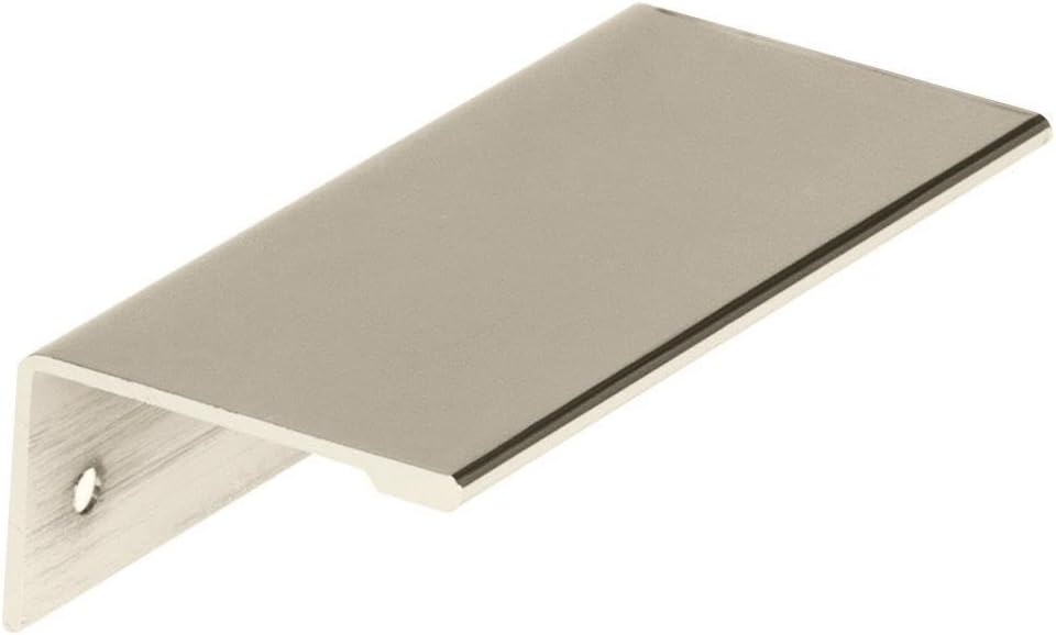 Amerock Edge Pulls 3 inch Polished Nickel Cabinet Pulls 25 Pack