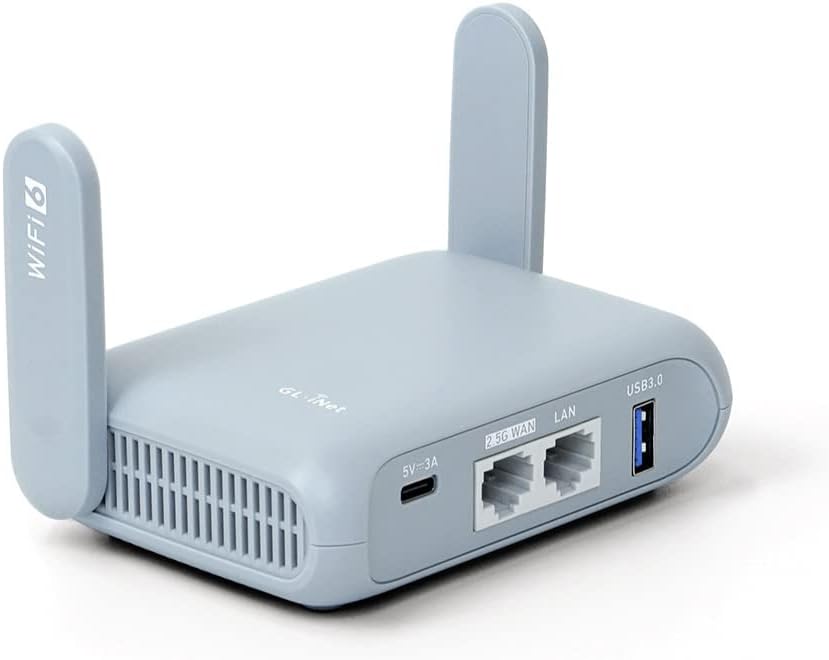 GL.iNet GL-MT3000 Beryl AX Portable Travel Router for Wi-Fi 6