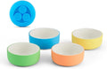 Kids Porcelain Bowls with Silicone Suction Sleeve - Toddler Proof