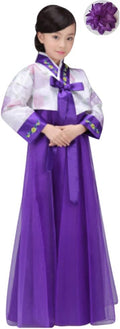 Korean Girls Kids Hanbok Costume Dress Outfit Set - 3 Piece