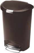 Semi-Round Kitchen Step Trash Can 50L / 13Gal - Silent Close Lock