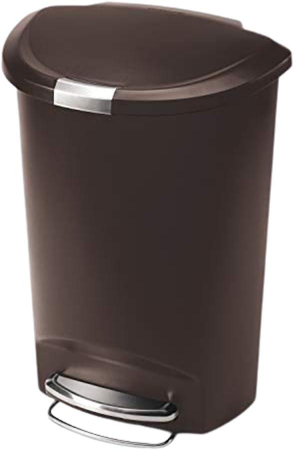 simplehuman 50 Liter Semi-Round Kitchen Step Trash Can Review