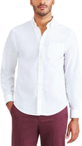 Dockers Mens Classic Fit Long Sleeve Signature Iron Free Shirt - Stain