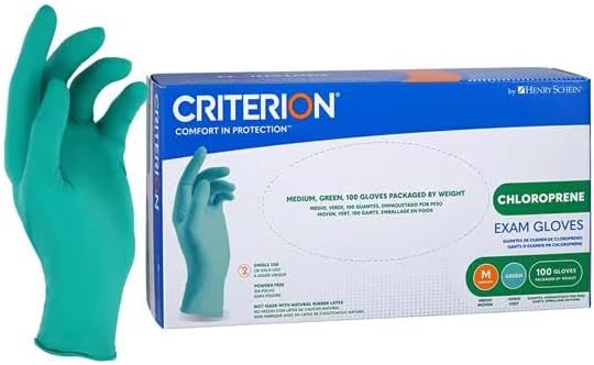 Medical Grade Chloroprene Gloves XS-XL Henry Schein