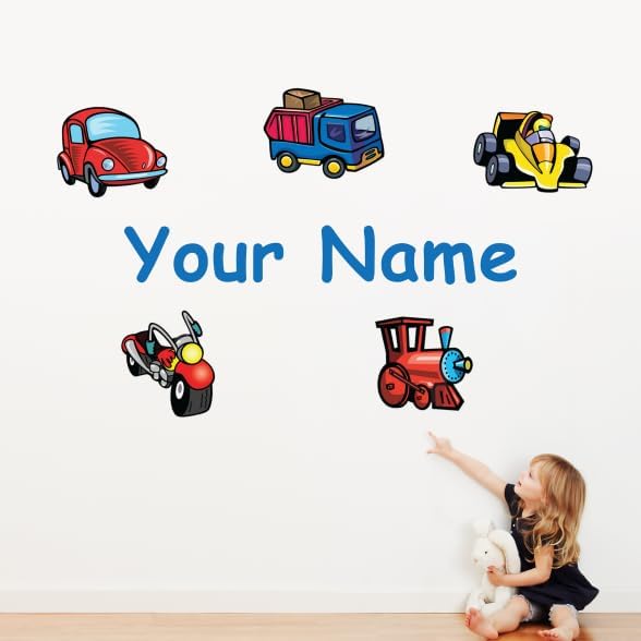 Oliver's Labels Premium Personalized Life Sized Wall Decal for Kids