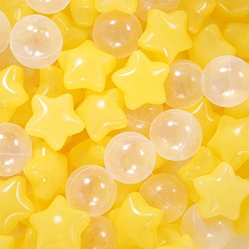 TRENDPLAY Star Ball Pit Balls for Toddlers - Safe Play Fun