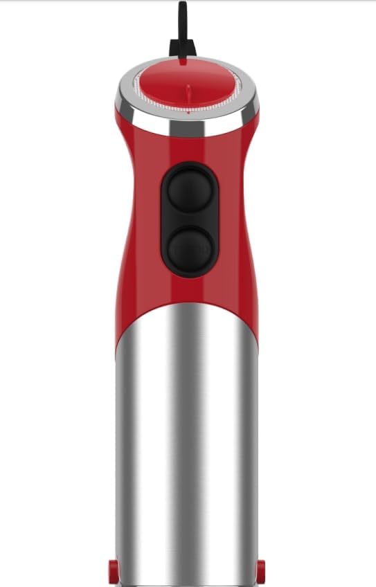 Powerful Red Hand Blender Motor Attachment by KOIOS