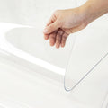 Clear Table Cover Protector 22 x 60 in 1.5mm Thick - Durable Surface