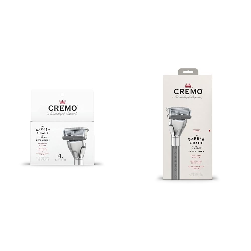 Cremo Astonishingly Superior Razor Refills for a Close Shave