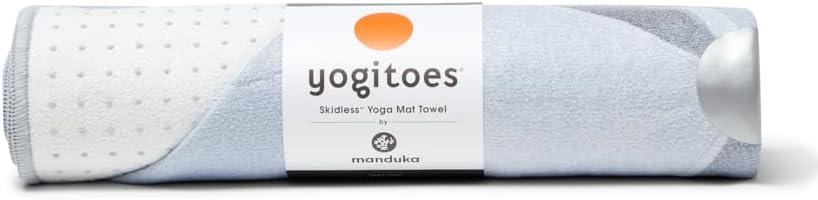 Manduka Yogitoes Yoga Towel with Non-Slip Grip for Hot Yoga