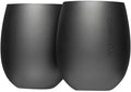 Corkcicle Sommelier Stemless Double Pack - Ceramic Slate