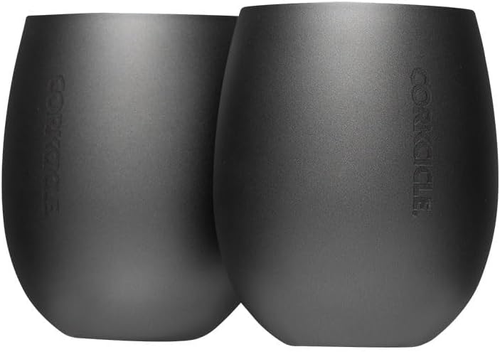 Corkcicle Sommelier Stemless Double Pack - Perfect Wine Experience