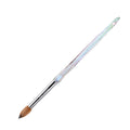 Kolinsky Crimped Acrylic Nail Brush Size #14 - Professional Monomer