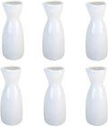 Porcelain Sake Carafe 4 oz Pack of 6 - Microwave & Dishwasher Safe