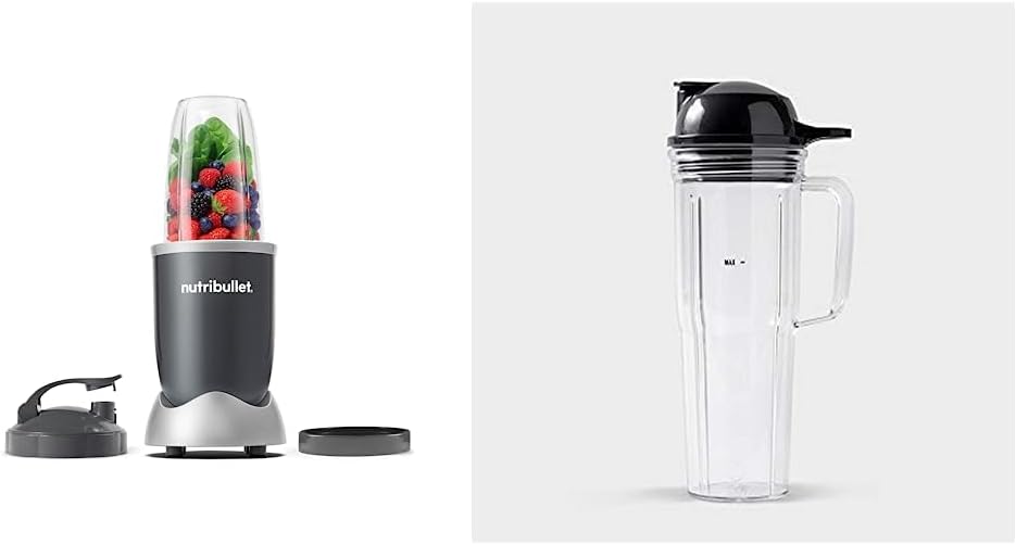 NutriBullet 600W Blender & Travel Cup Combo - Shake, Blend, & Go!